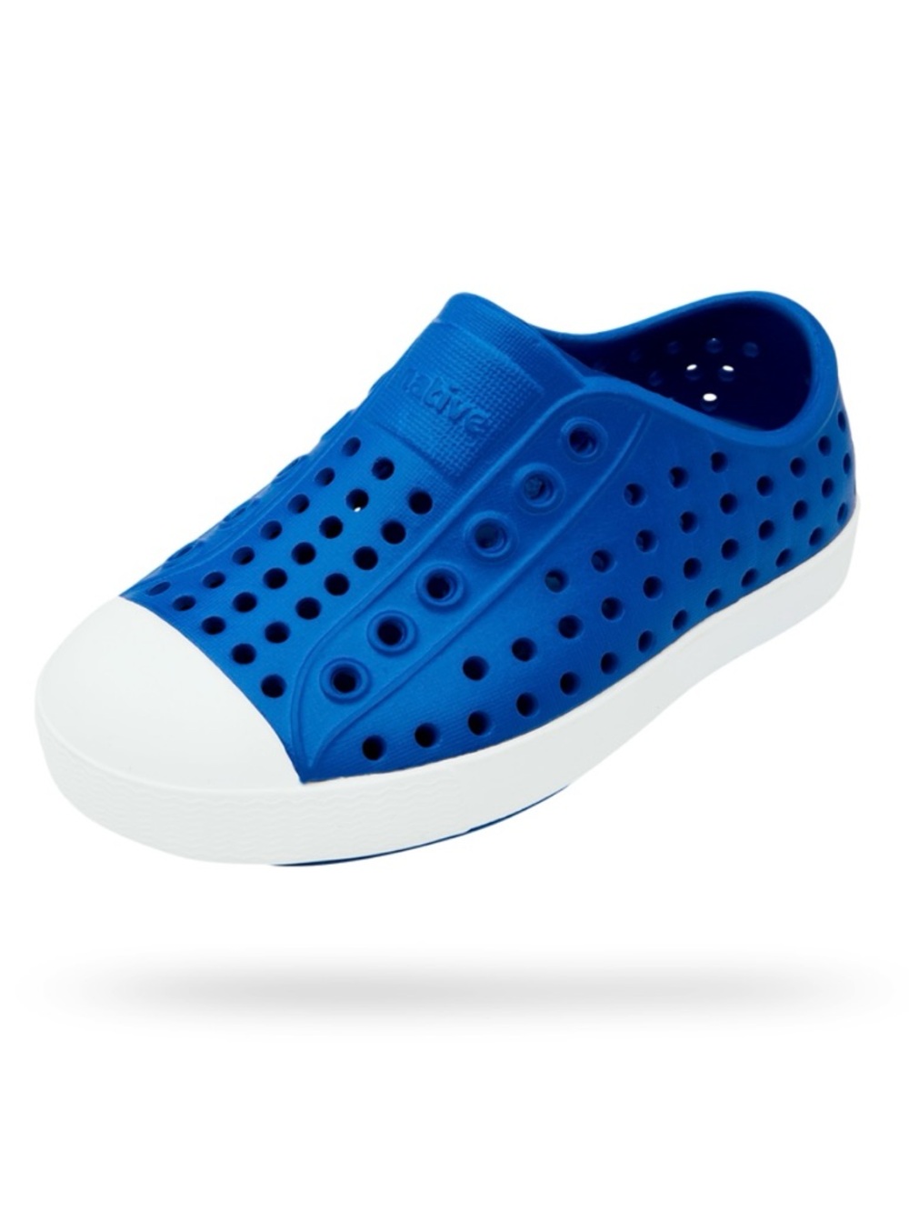 Native Jefferson Style Blue Glow in the Dark Toddler Shoes